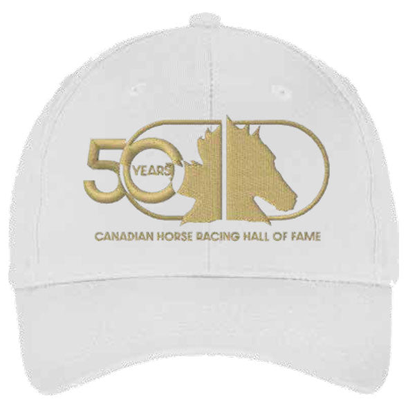 Hall of Fame 50th Anniversary - CLASSIC SNAPBACK CAP - WHITE