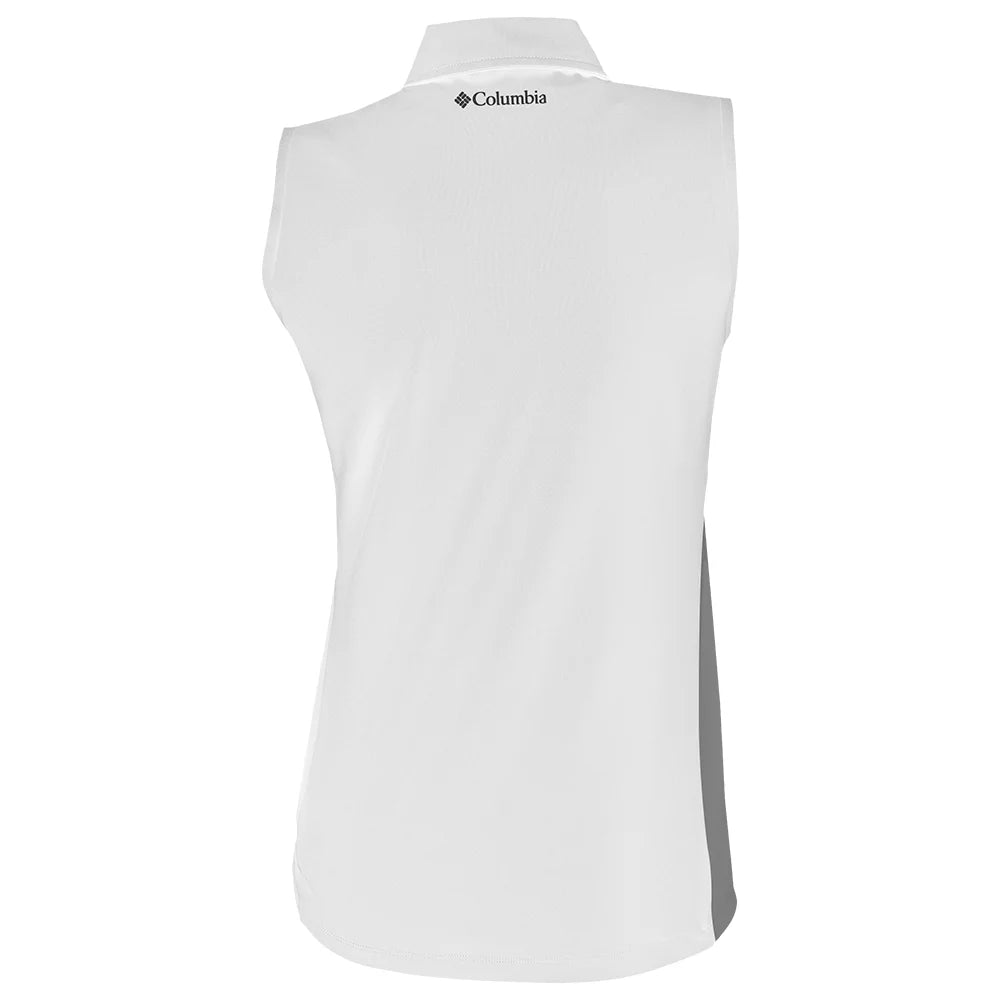 OSS COLUMBIA WHISTLE WIND WOMEN’S OMNI-WICK SLEEVELESS POLO