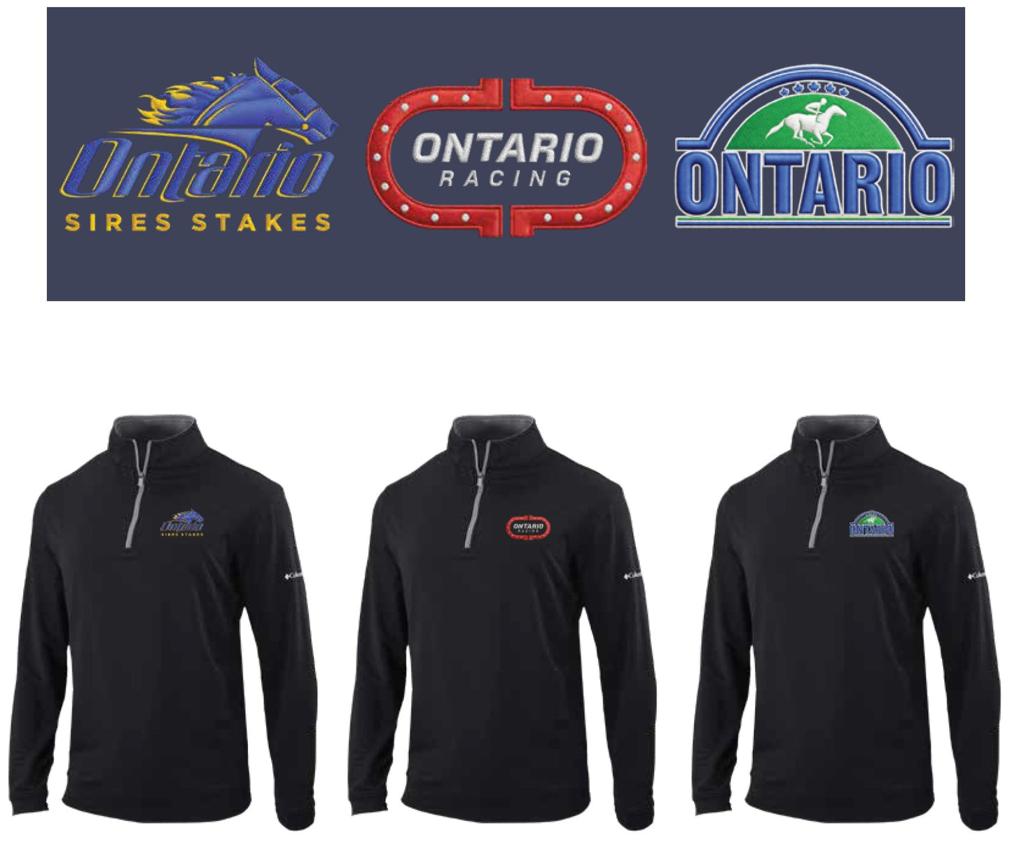 MEN`S COLUMBIA 1/4 ZIP PULLOVER