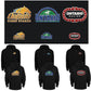 FULL ZIP HOODIE SWEATSHIRT - CHENILLE DESIGN
