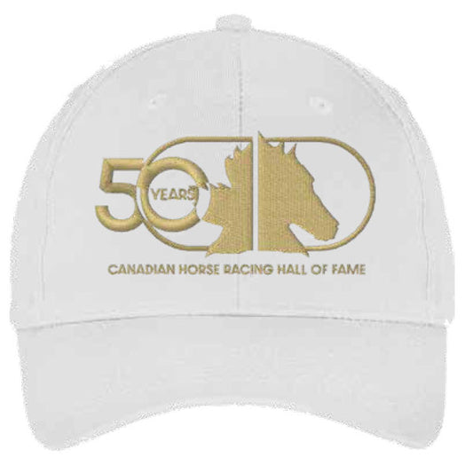 Hall of Fame 50th Anniversary - CLASSIC SNAPBACK CAP - WHITE